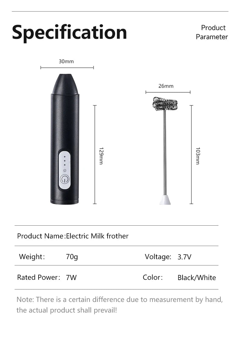 Electric Frother – 3-Speed